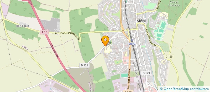 localisation de l'entreprise ASS LOCALE POUR LE CULTE DES TEMOINS DE JEHOVAH DE MERU  MERU