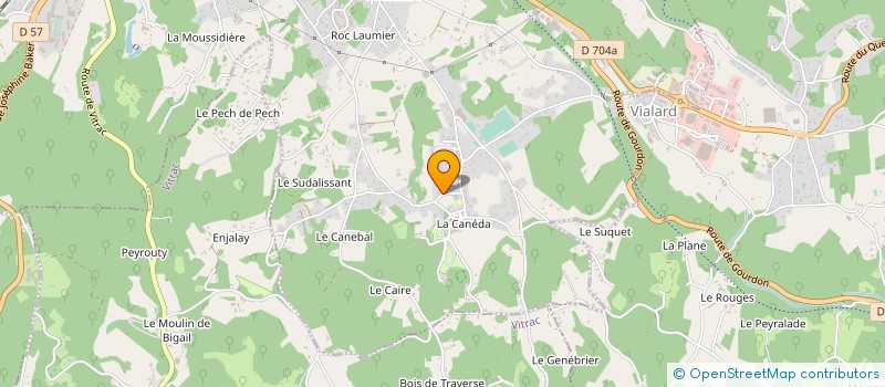 localisation de l'entreprise ASS LOCALE POUR LE CULTE DES TEMOINS DE JEHOVAH DE SARLAT à SARLAT-LA-CANEDA