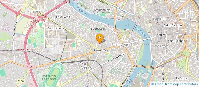 localisation de l'entreprise ASS LOCALE POUR LE CULTE DES TEMOINS DE JEHOVAH DE TOULOUSE OUEST à TOULOUSE