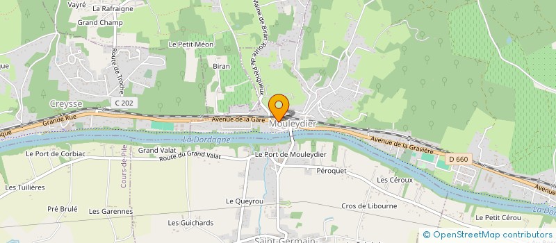 localisation de l'entreprise ASS LOCALE SERVICE SOUTIEN A DOMICILE à MOULEYDIER