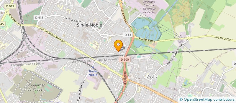 localisation de l'entreprise ASS  LOCALE TEMOINS DE JEHOVAH SIN LE NO  SIN-LE-NOBLE