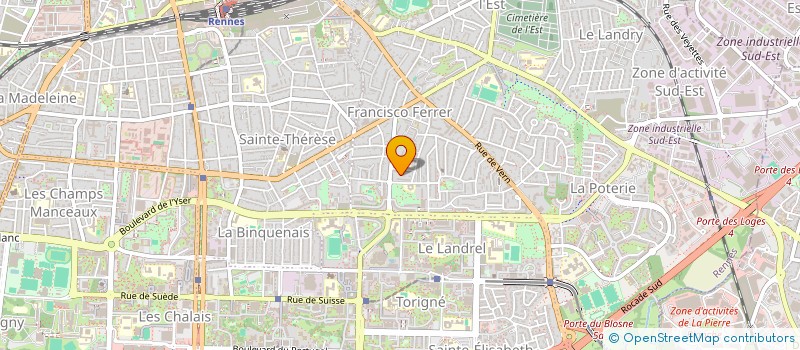 localisation de l'entreprise ASS LOCALE TEMOINS JEHOVAH  RENNES