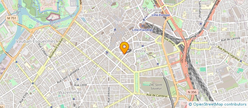 localisation de l'entreprise ASS LOCAT RES JACQUARD AFFILIE A LA CNL à LILLE