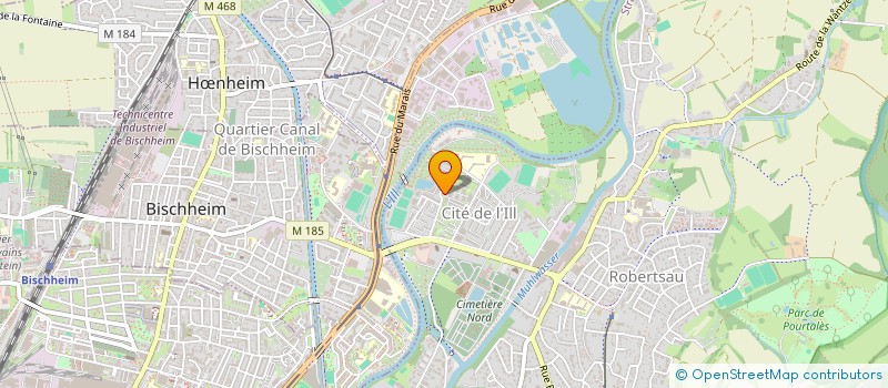 localisation de l'entreprise ASS LOCATAIRES CITE DE L ILL à STRASBOURG