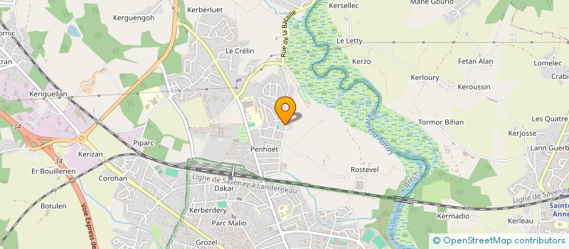 localisation de l'entreprise ASS LOCATAIRES IMMEUBLE CHAMP DES MARTYR  BRECH