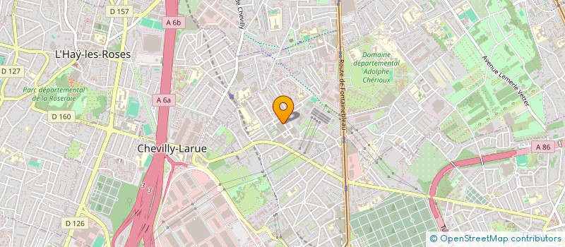 localisation de l'entreprise ASS LOCATAIRES RESIDENCE EDMOND BARBANSON  CHEVILLY-LARUE