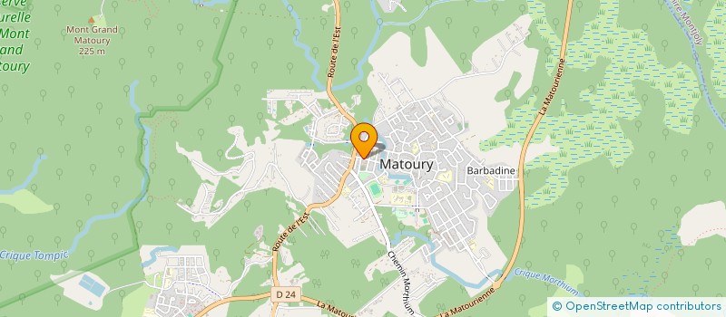 localisation de l'entreprise ASS LOCATAIRES STOUPAN TERRAINS GOINET à MATOURY