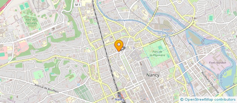 localisation de l'entreprise ASS LOGEMENT DES ETUDIANTS EN LORRAINE  NANCY