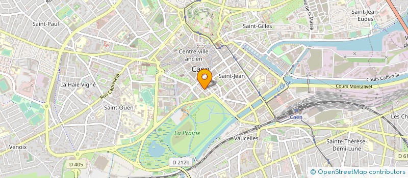 localisation de l'entreprise ASS LOGEMENT PERSONNE SITUATION DETRESSE à CAEN