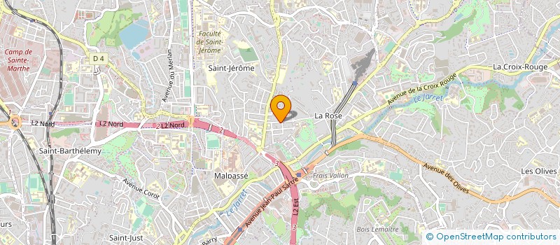 localisation de l'entreprise ASS LOGEMENTS ETUDIANTS AIX à MARSEILLE 13EME