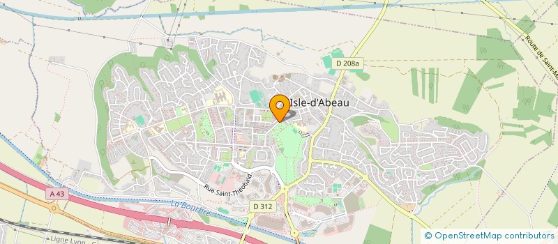 localisation de l'entreprise ASS LOGER RHONE ALPES  L'ISLE-D'ABEAU