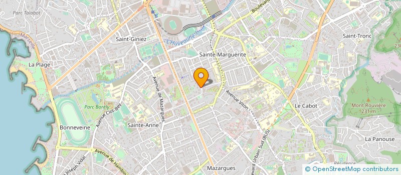 localisation de l'entreprise ASS LOGIS DELTA SUD MARSEILLE à MARSEILLE 9
