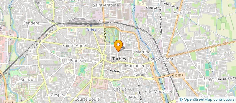 localisation de l'entreprise ASS LOGIS FRANCE HAUTES PYRENEES  TARBES