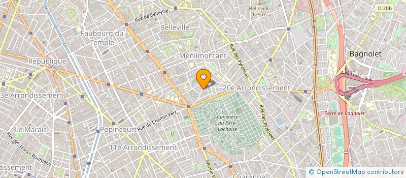 localisation de l'entreprise ASS  LOI 1901 ASPGADVRP PAR MME SANCHEZ  PARIS