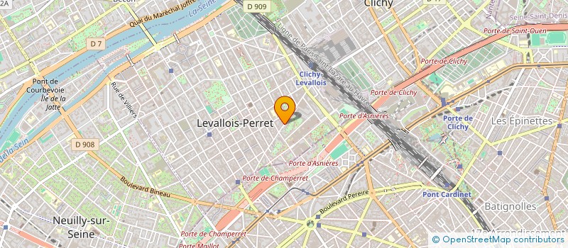 localisation de l'entreprise ASS LOI 1901 ILES DE FRANCE AVENTURES à LEVALLOIS-PERRET