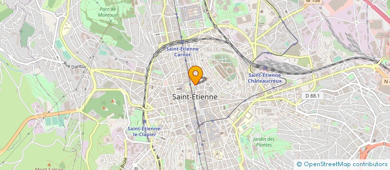 localisation de l'entreprise ASS LOIRE NORDIC  SAINT-ETIENNE