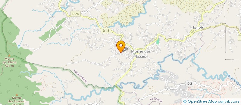 localisation de l'entreprise ASS LOISIR CULTUR SPORTS MORNE DES ESSES à SAINTE-MARIE