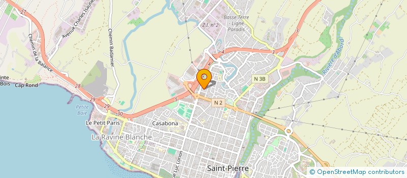 localisation de l'entreprise ASS LOISIR EDUCATION DECOUVERTE ET SPORT à SAINT-PIERRE
