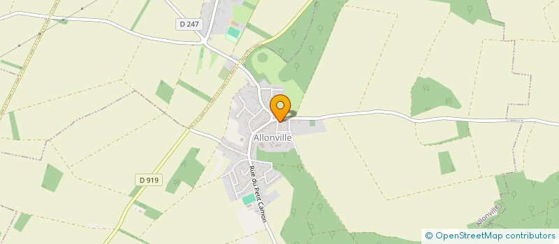 localisation de l'entreprise ASS LOISIRS ALLONVILLE CARDONNETTE  ALLONVILLE