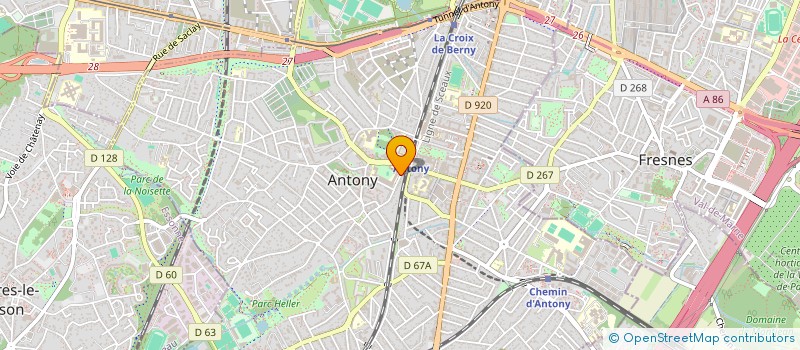 localisation de l'entreprise ASS LOISIRS CULTURE CENTRE VACANCES à ANTONY