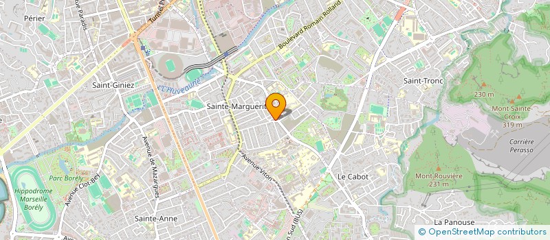 localisation de l'entreprise ASS LOISIRS CULTURE PROTEC NATURE FAURE à MARSEILLE