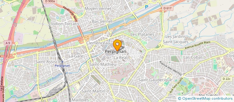 localisation de l'entreprise ASS LOISIRS CULTURE VACANCES  PERPIGNAN