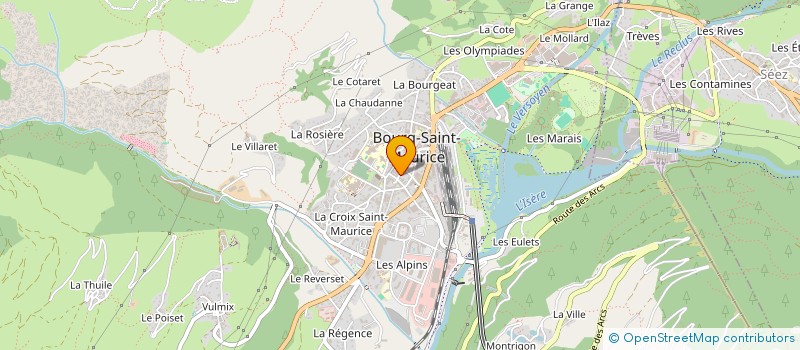 localisation de l'entreprise ASS LOISIRS EDUCATION POMME D API à BOURG-SAINT-MAURICE