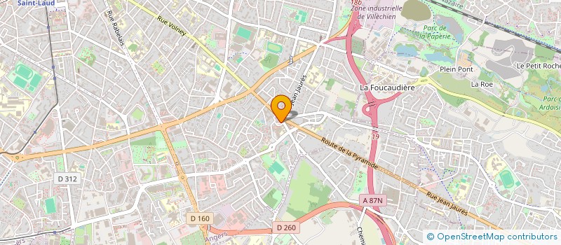 localisation de l'entreprise ASS LOISIRS ENFANCE ET ADOLESCENCE à ANGERS