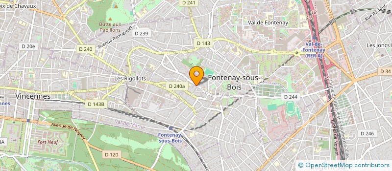 localisation de l'entreprise ASS LOISIRS ET CULTURE POUR LA JEUNNESSE à FONTENAY-SOUS-BOIS