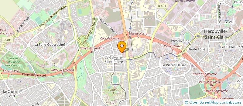 localisation de l'entreprise ASS LOISIRS ET CULTURE PTT BN à CAEN