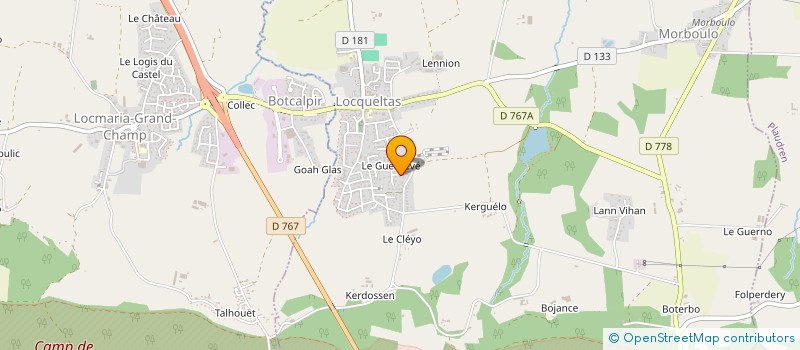 localisation de l'entreprise ASS LOISIRS ET DECOUVERTES  LOCQUELTAS