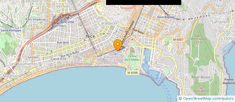 localisation de l'entreprise ASS LOISIRS PREVENTION ADOLESCENT NICE à NICE