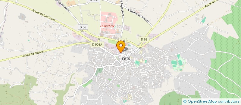 localisation de l'entreprise ASS LOISIRS PROMOTION HAUT DE L'ARC à TRETS