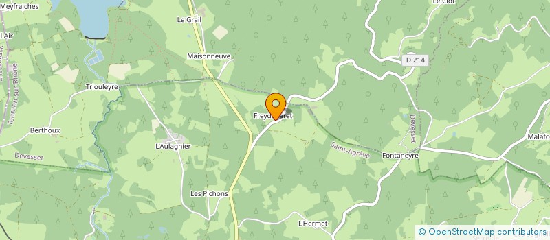 localisation de l'entreprise ASS LOISIRS VACANCES TOURISME à SAINT-AGREVE