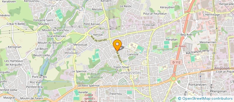 localisation de l'entreprise ASS LORGOS à BREST