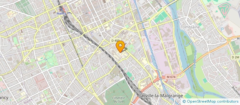 localisation de l'entreprise ASS LORRAINE RECHERCHE BIOLOGIE BUCCALE à NANCY