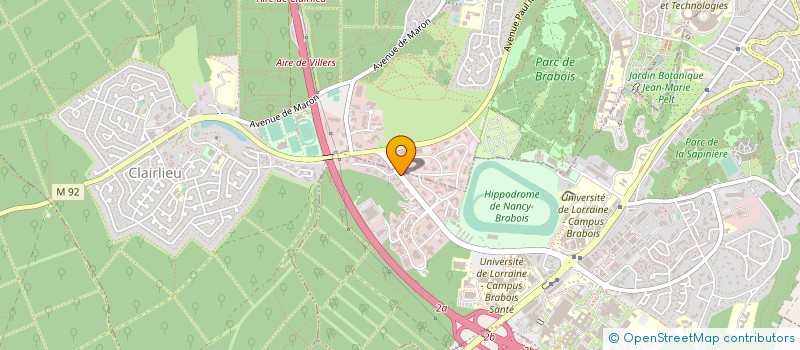 localisation de l'entreprise ASS LORRAINE UTILIS RATIONELLE ENERGIE à VANDŒUVRE-LES-NANCY