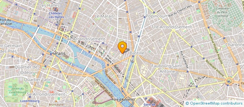 localisation de l'entreprise ASS  LOS OLVIDADOS  PARIS