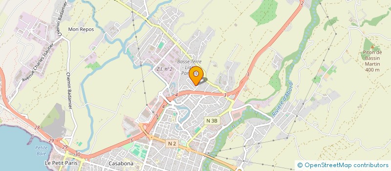 localisation de l'entreprise ASS LOTISSEMENT LA SALETTE à SAINT-PIERRE