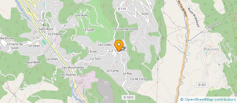 localisation de l'entreprise ASS LOU FUSTIE à CONTES