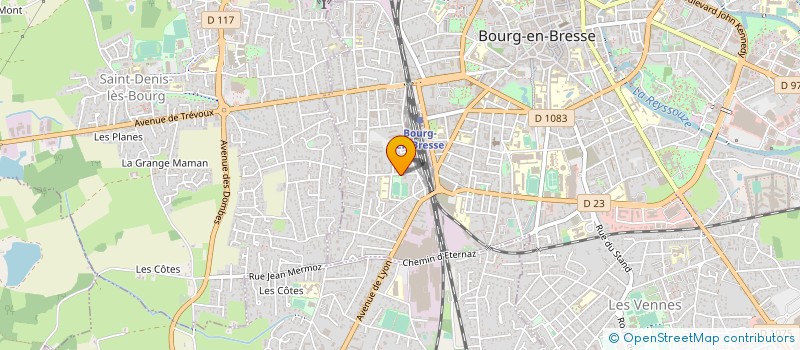 localisation de l'entreprise ASS LOU PIGOUNIOU à BOURG-EN-BRESSE