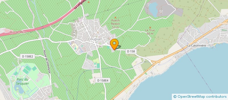 localisation de l'entreprise ASS LOUPIANA RYTHMES  LOUPIAN