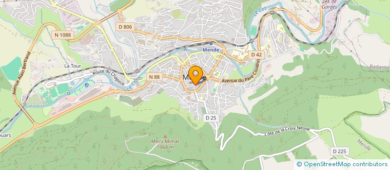 localisation de l'entreprise ASS LOZERE FIDELITE à MENDE