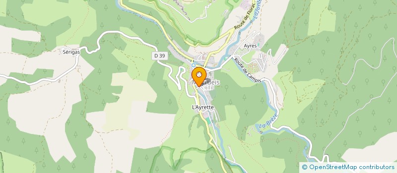 localisation de l'entreprise ASS LOZERIENNE ASSISTANTES MATERNELLES AGREEES ET FAMILLE D'ACCUEIL à MEYRUEIS