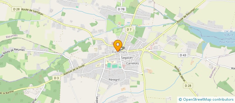 localisation de l'entreprise ASS LS ZOULOUSAINS  RIEUMES