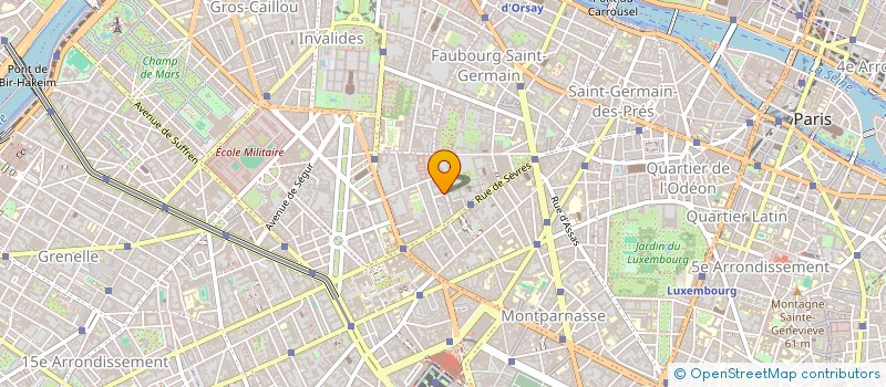 localisation de l'entreprise ASS LTP ALBERT DE MUN à PARIS