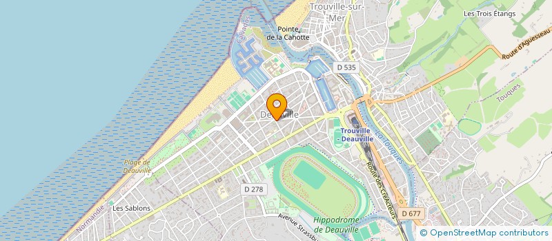 localisation de l'entreprise ASS LUC BARBOT RECHERCHE CONTRE LE SIDA  DEAUVILLE