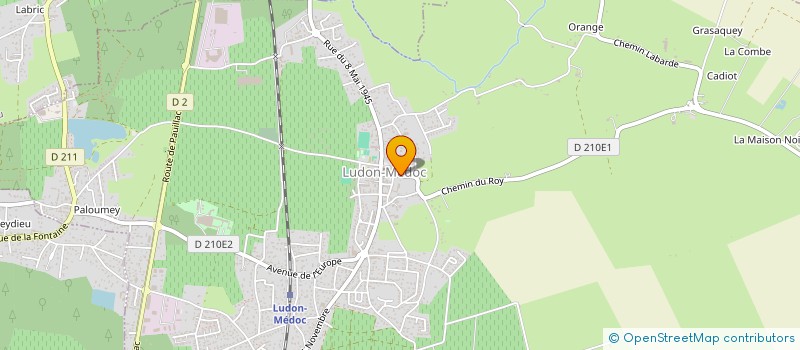 localisation de l'entreprise ASS LUDON ENSEIGNE LANGUES ETRANGERES à LUDON-MEDOC
