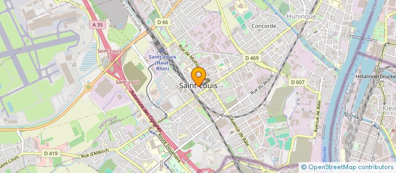 localisation de l'entreprise ASS LUDOVICIENNE DE LA TELEALARME à SAINT-LOUIS