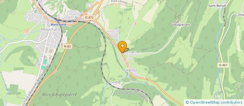 localisation de l'entreprise ASS LUTTE CONTRE ISOLEMENT DETRESSE EXCL  PAGNOZ